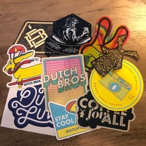 3 Dutch Bros Sticker Decal Mania